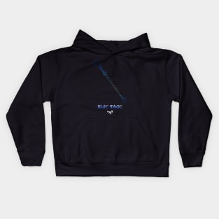 Blue mage Fantasy Job Weapon Kids Hoodie